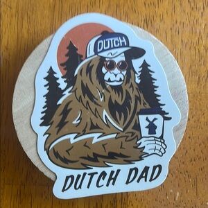 NEW FATHER’S DAY JUNE 2025 DUTCH BROS SASQUATCH BIGFOOT STICKER
